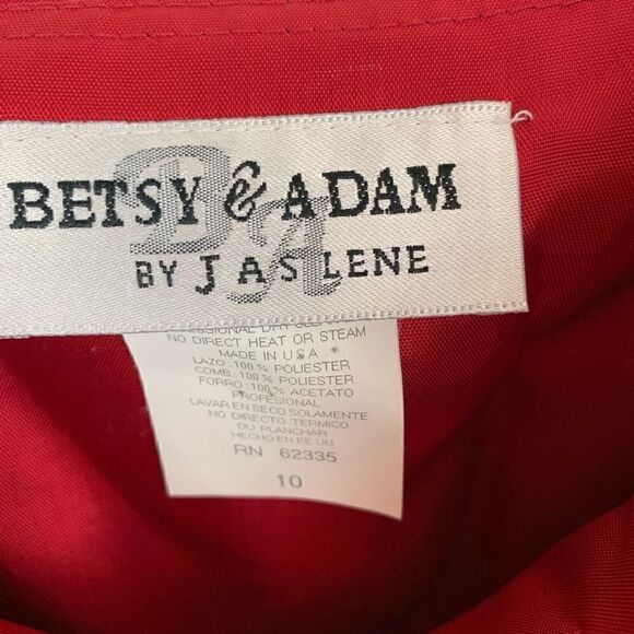 BETSY & Adam Lace A Line Cocktail Party Dress 10 - Picture 3 of 7